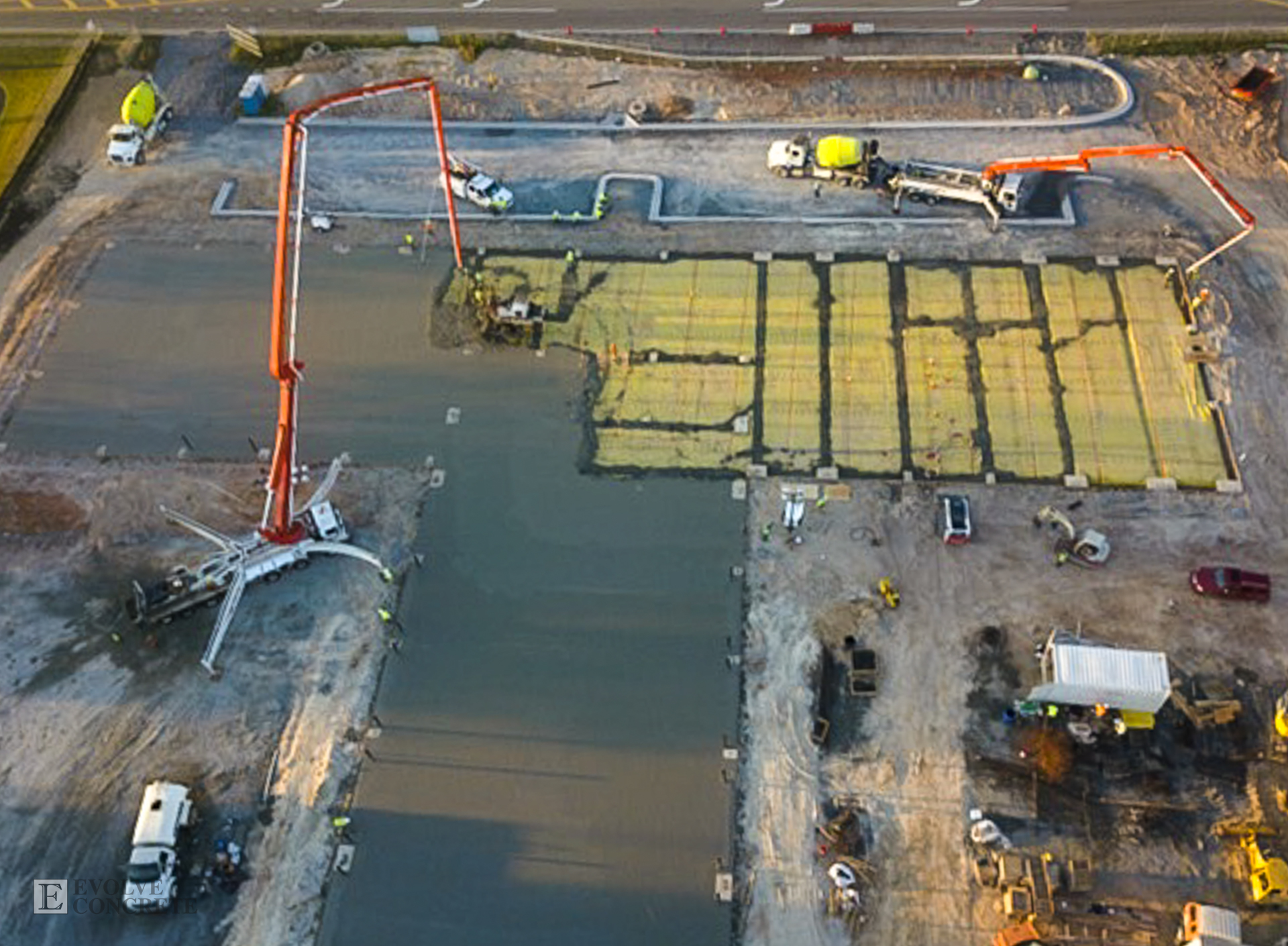 Industrial Concrete Slab Pour