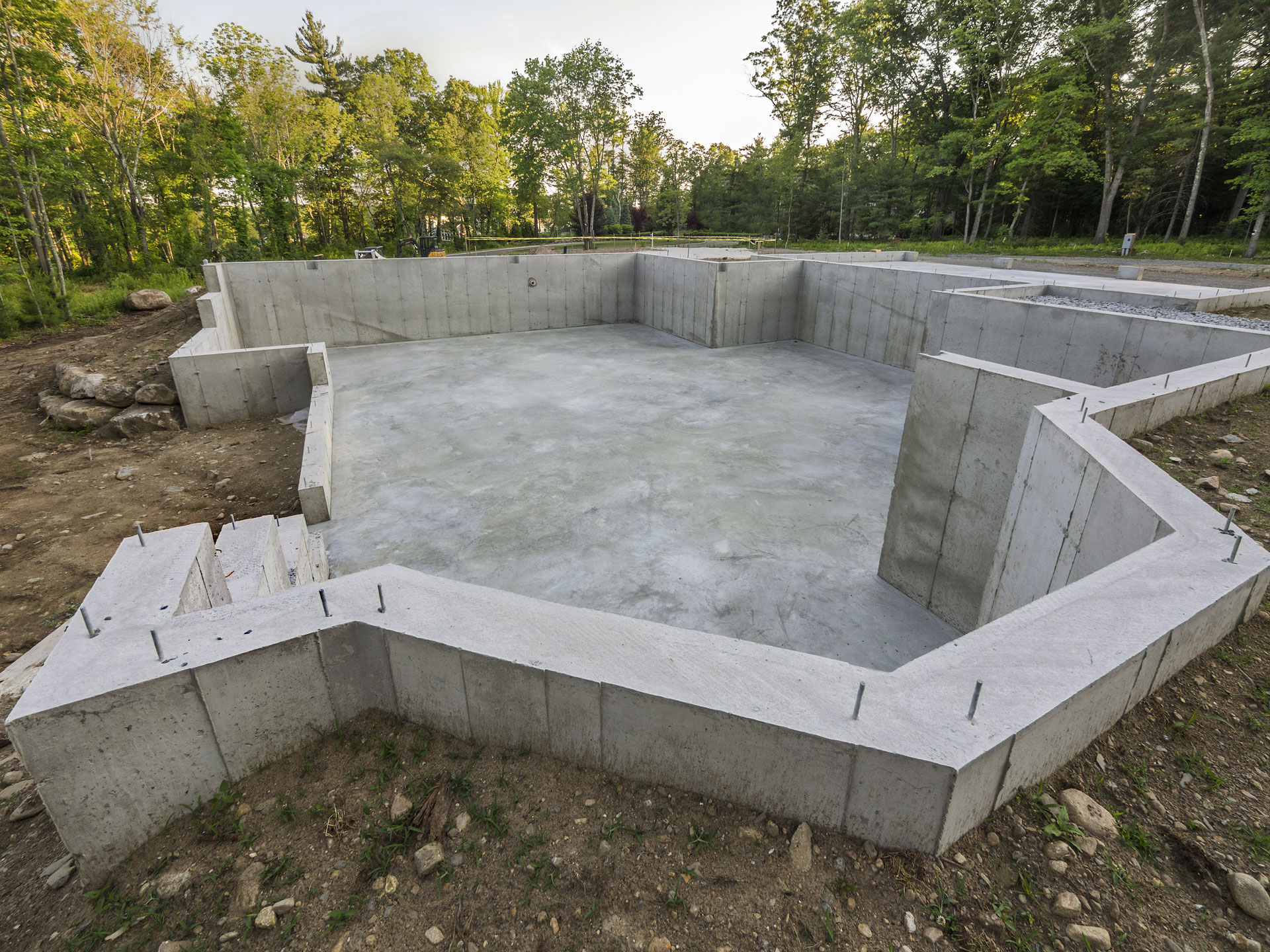 Concrete Residential Stem Wall Slab Foundation
